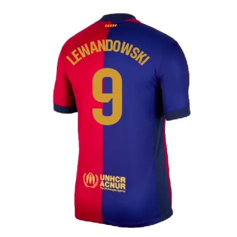 Kinder LEWANDOWSKI FC Barcelona 2024/25 Heimtrikot