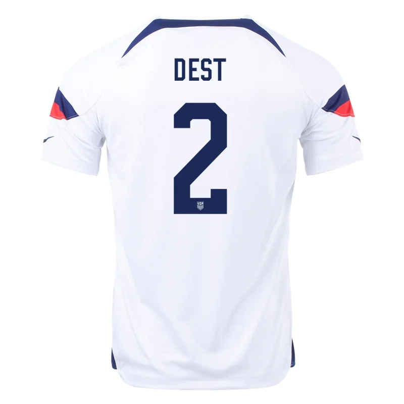 Sergiño Dest #2 USMNT Heimtrikot Weltmeisterschaft 2022