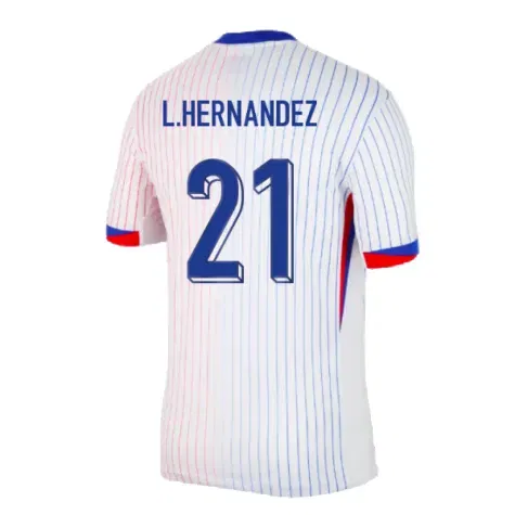 Herren L.HERNANDEZ Frankreich 2024/25 Auswärtstrikot