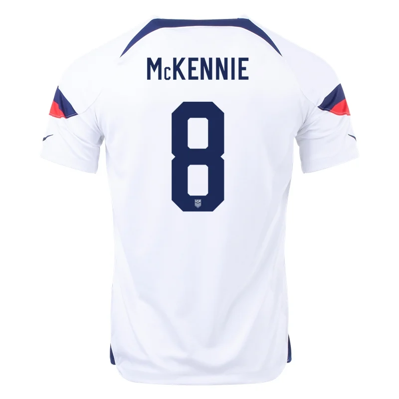 Weston McKennie #8 USMNT Heimtrikot Weltmeisterschaft 2022