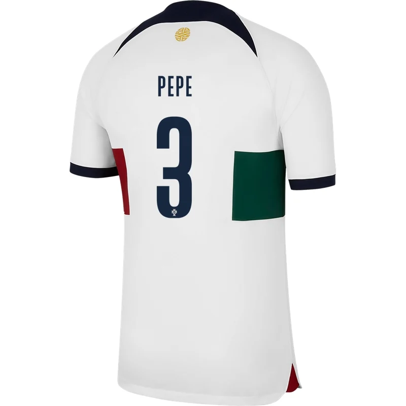 Pepe #3 Portugal Auswärtstrikot Weltmeisterschaft 2022