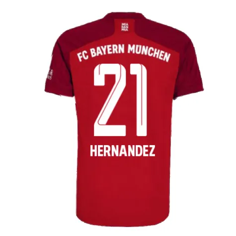 Damen L.HERNANDEZ Bayern München 2021/22 Heimtrikot