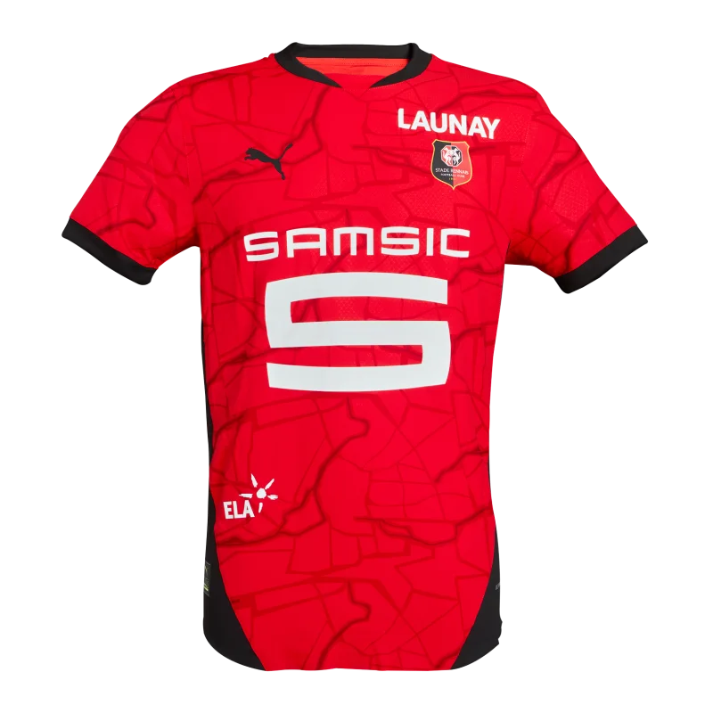 Herren Rennes 2024/25 Heim Authentisch Trikot