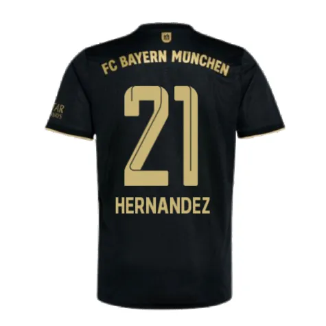 Herren L.HERNANDEZ Bayern München 2021/22 Auswärtstrikot