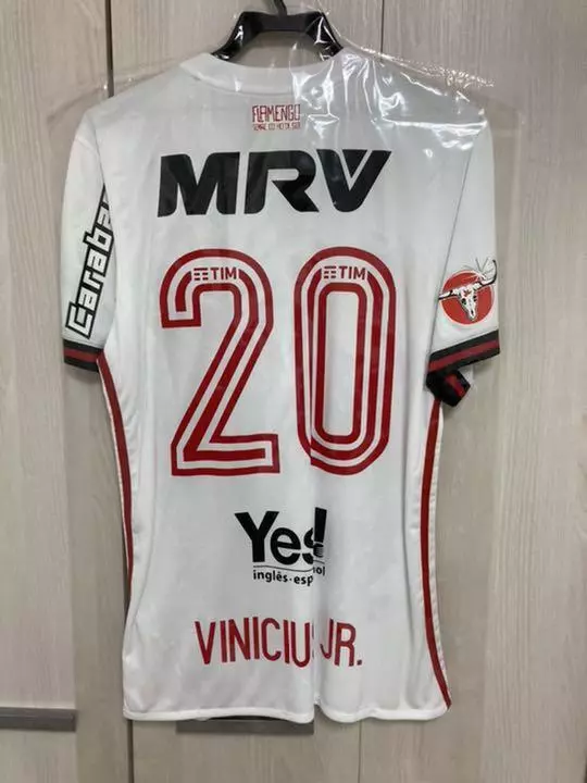 Kinder VINI JR. Flamengo 2017/18 Auswärtstrikot