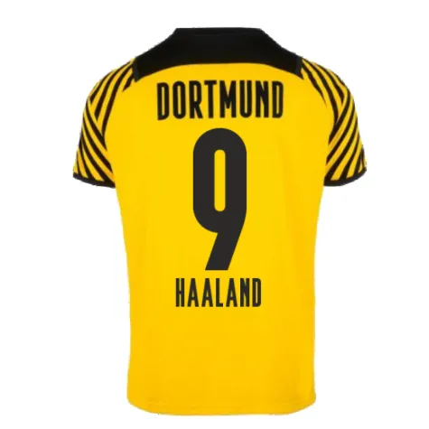 Damen HAALAND Borussia Dortmund 2021/22 Heimtrikot