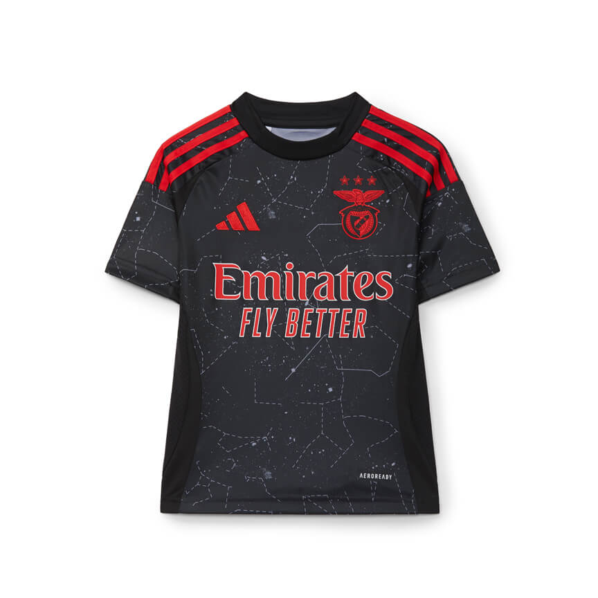 Kinder SL Benfica 2024/25 Auswärts-Authentisches Trikot