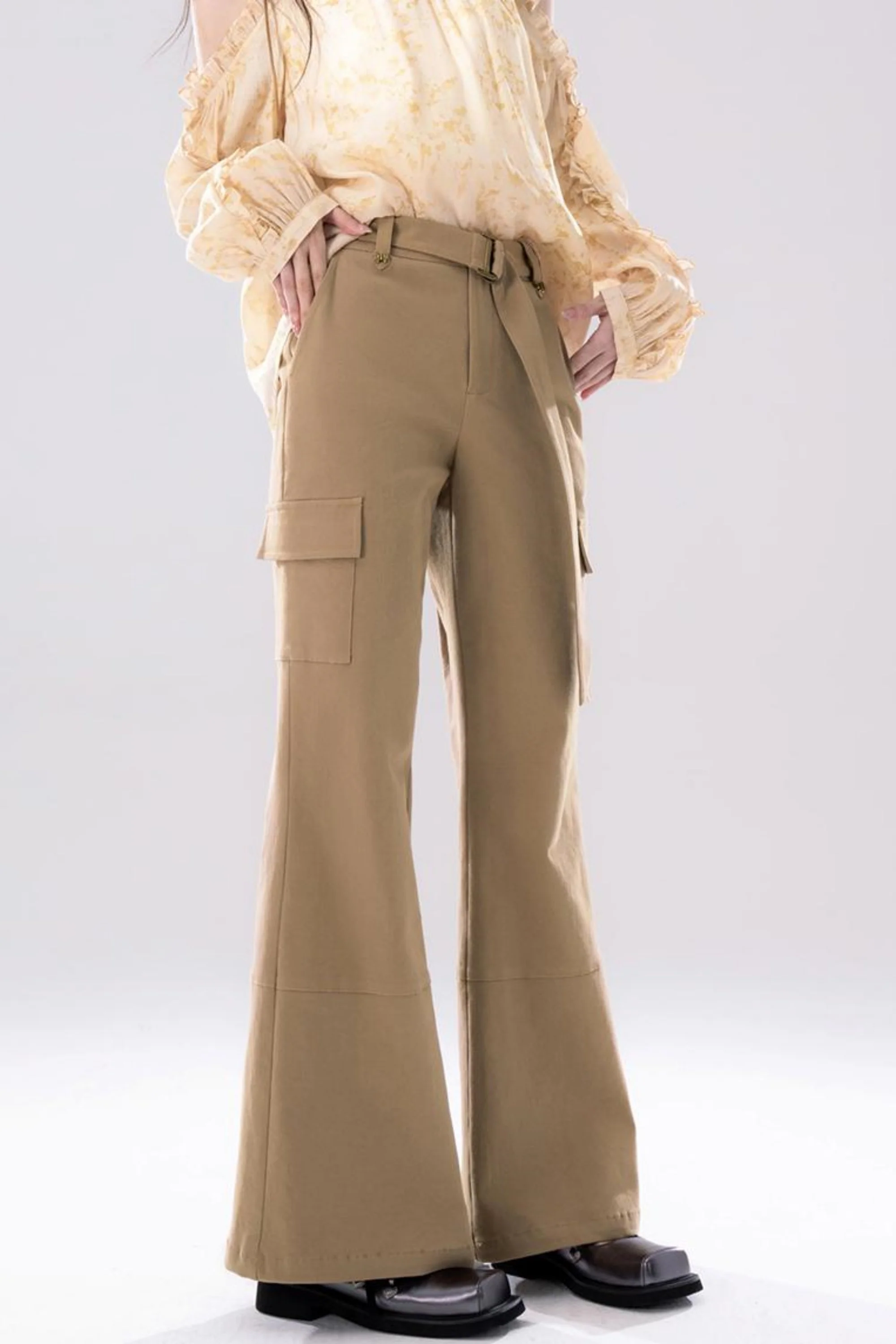 Sea Buckthorn Flare Pants